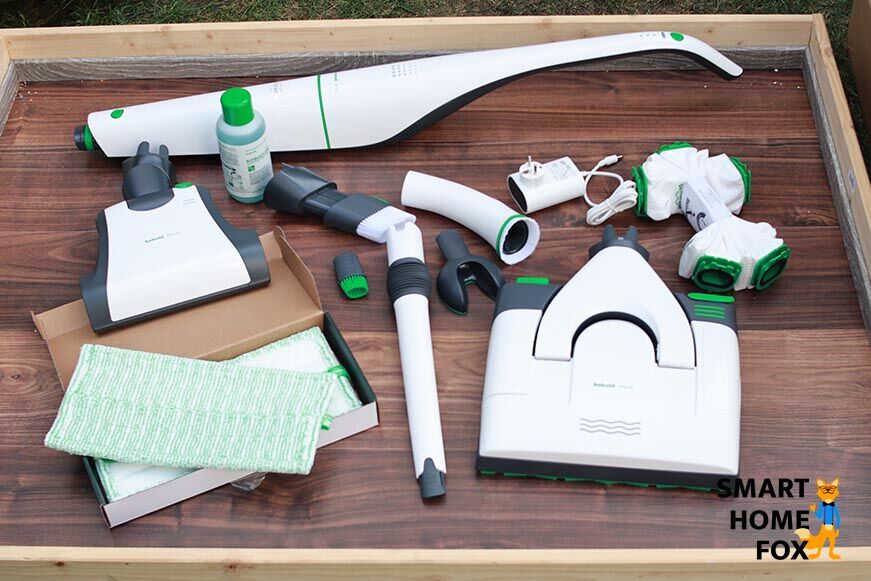 All accessories of the VB100 cordless vacuum professional set